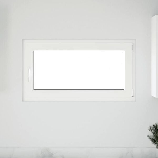 vidaXL Basement Window "RISOR" 110x60 cm Tilt&Turn DIN Right Anthracite
