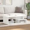 vidaXL Coffee Table White 102x55x35 cm Engineered Wood