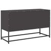 vidaXL TV Cabinet Black 100.5x39x60.5 cm Steel