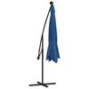 vidaXL Cantilever Garden Parasol with LED Lights Azure Blue 350 cm