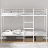 vidaXL Bunk Bed without Mattress White 107x203 cm Steel