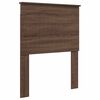 vidaXL Bed Frame with Drawer Brown Oak 75 x 190 cm Engineer Wood