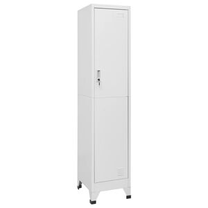 vidaXL Locker | Grey | Steel | Large | Locker Cabinet | Rectangular
