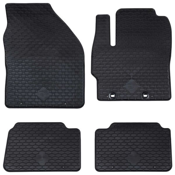 vidaXL Car Mat 4 pcs Black suitable for Toyota YARIS 2020- Rubber