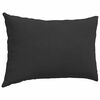 vidaXL Sofa Pillows 2 pcs Black 60 x 40 cm Fabric