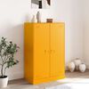 vidaXL Sideboard Mustard Yellow 67x39x107 cm Steel