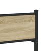vidaXL Metal Bed Frame without Mattress Sonoma Oak 90x200 cm