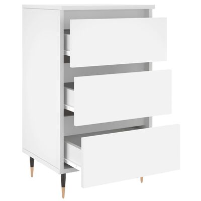 vidaXL Bedside Cabinets 2 pcs White 40x35x69 cm Engineered Wood