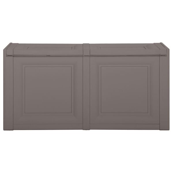 vidaXL Cushion Box Grey 86x40x42 cm