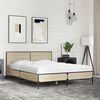 vidaXL Bed Frame without Mattress Sonoma Oak 135x190 cm Double
