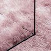 vidaXL Shaggy Rug High Pile NAVARRA Dusty Pink 200x200 cm Polyester