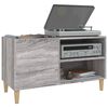 vidaXL Record Cabinet Grey Sonoma 84.5x38x48 cm Engineered Wood