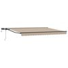 vidaXL Beige and Anthracite 4.5 x 3 m Polyester with PU coating