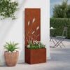 vidaXL Garden Privacy Screen Rusty 50 x 150 cm Weathering steel