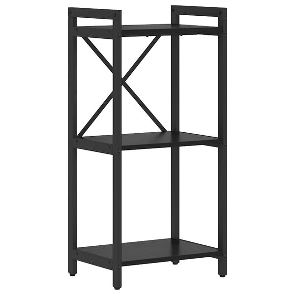 vidaXL Bookshelf Black Oak 40 x 30 x 85 cm Engineered Wood