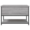 vidaXL Storage Bench Grey Sonoma 70x42.5x47 cm Engineered Wood