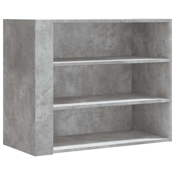 vidaXL Wall Cabinet Concrete Grey 75x35x60 cm Engineered Wood