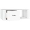 vidaXL Coffee Table White 100x50.5x35 cm Engineered Wood