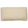 vidaXL Pallet Cushion Set 3 pcs Beige 120 x 60 x 12 cm Oxford fabric