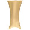 vidaXL Table Cover | Set of 2 | Gold | 90% Polyester, 10% Elastane