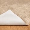 vidaXL Faux Sheepskin Rug Tafalla Beige 80 x 250 cm Polyester