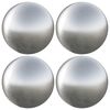vidaXL Brushed Ball 4 pcs &Oslash; 10 cm Silver Stainless Steel 201