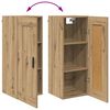 vidaXL Highboard Artisan Oak 34.5 x 34 x 180 cm Engineered Wood