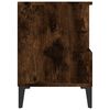 vidaXL Bedside Cabinet Smoked Oak 40x35x50 cm