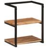 vidaXL Wall Shelf 40x30x50 cm Solid Wood Acacia and Iron