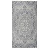 vidaXL Outdoor Flatweave Rug 80x150 cm Blue Pattern