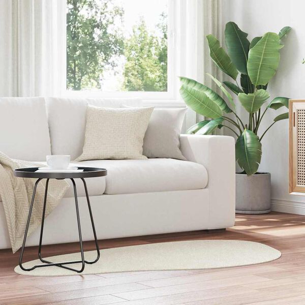 vidaXL Area Rugs HUARTE Cream 80 x 150 cm Polyester