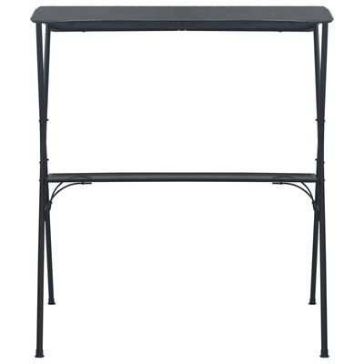vidaXL Party Bar Table with Canopy 175x150x207 cm Anthracite Steel