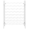 vidaXL Wine Rack for 48 Bottles White Metal
