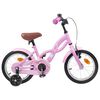 vidaXL Kids Bike 16 Inches for 4-6 Years Old Light Pink