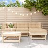 vidaXL 5 Piece Garden Lounge Set Solid Wood Pine