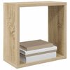vidaXL Wall Cube Shelves 6 pcs Sonoma Oak 30x15x30 cm