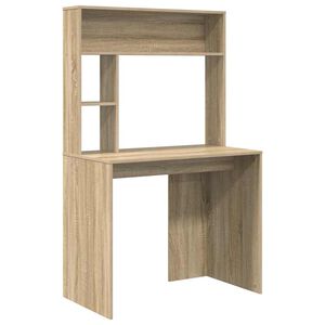 vidaXL Desk Sonoma Oak 91 x 50 x 149 cm Engineered Wood