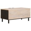 vidaXL Coffee Table White 80 x 50 x 40 cm Solid Mango Wood