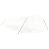 vidaXL Greenhouse with Steel Frame White 36 m² 12x3x2 m