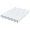 vidaXL Mattress White 160 x 200 cm Foam