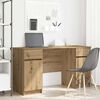 vidaXL Desk with Drawer Artisan oak 140 x 49 x 76 cm Engineered wood