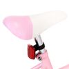 vidaXL Kids Bike with Front Carrier 14 inch White and Pink