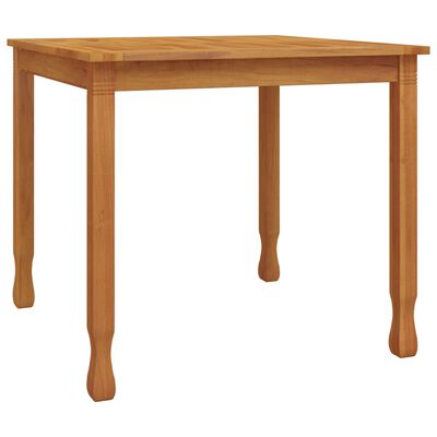 vidaXL Garden Dining Table 85x85x75 cm Solid Wood Teak