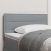 vidaXL Headboard with Headboard Light Grey 100 cm Faux Leather