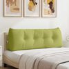 vidaXL Back Pillow Light Green 140 x 24 x 50 cm Fabric
