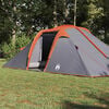 vidaXL Tunnel tent Grey and Orange 510 x 240 x 156 cm Taffeta