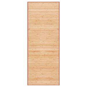 vidaXL Rug Bamboo 80x200 cm Brown