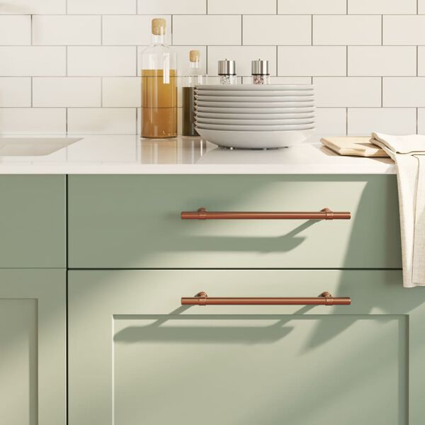 vidaXL Cabinet Handles 10 pcs Bronze 192 mm Stainless Steel