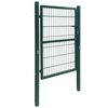 vidaXL 2D Fence Gate (Single) Green 100x180 cm