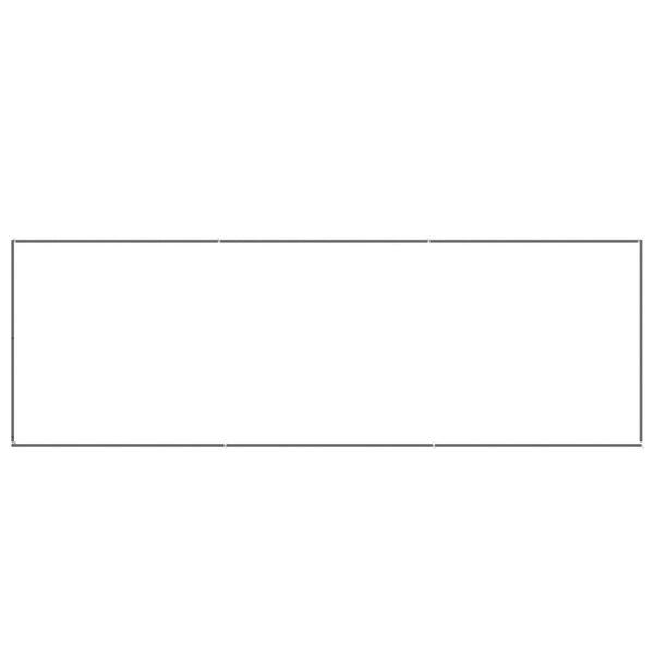 vidaXL Dog Kennel Silver 3 m² Steel